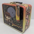 Funko Indiana Jones Metal Embossed Lunch Box Tin Collectible Lucasfilm  8 x7 x4 