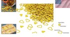 1200pcs Golden Heart Shaped Confetti - Sparkling Wedding Party Decoration