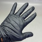 Raven  200 Gloves  Powder Free Nitrile Examination Gloves L Black 66518