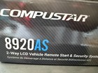 Compustar 2-way Confirmation 8920as 2-way Lcd Remote Start   Security System