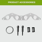  Exhaust Manifold W catalytic Converter Compatible With 2001-2005 Civic Front