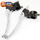 Silver Left Right 7 8  22mm Clutch Brake Handle Levers Perch For Xr80 Xr100 Crf7