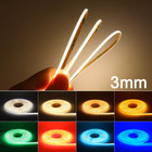 12v 24v 5m 16 4ft Cob 480leds m Led Flexible Strip Light Tape Lights Bar Room