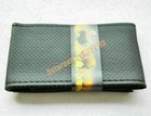 Diy Leather Car Steering Wheel Cover Needle Thread Anti-slip Black 15  Us Stock