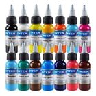 14 Color Intenz Tattoo Ink Set 1oz 30ml Bottles Genuine Inks Permanent Makeup Us