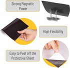 4 Pack Of 8  X 10  Adhesive Magnetic Sheets     Perfect For Crafting   Decoratingv