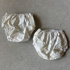 Vtg Gerber Plastic Pants Diaper Cover Infants Waterproof Size 6-9mo Lot Of Two