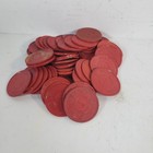 Lot Of 50 Missouri Sales Tax  1 Red Tokens Some Are Warped A Little  x15 