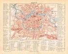 Wroc  aw Breslau Original Map Silesia City Plan Poland 1887 Polska Germany