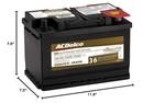 Acdelco Gold 48agm  88864541  36 Month Warranty Agm Bci Group 48 Battery