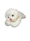 Vtg 1980 Gund Pink Twinkles Plush Kitty Cat Kitten Fluffy Bell Tail Stuffed Toy