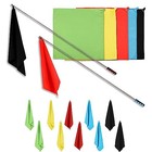 Horse Training Flag Equipment 10 Pcs With 2 Pcs Telescopic Flag Pole Lunge