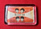 1960 s I m A Official Beatles Fan Glass Paperweight