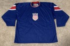 Vintage Nike Team Usa V-series 2004 Olympics Hockey Jersey Size Xl