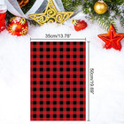 120 Sheet Buffalo Plaid Tissue Paper Christmas Red Black Buffalo Check Gift Wrap