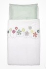 Bussig Crib Duvet Cover Pillowcase Multicolor White   Green  43x49  14x22    Kids