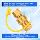 1675kit48 Safety System Kit  48  Mobile Gas Hose Connector Kit With 2 Elbows And