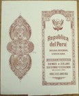 Lima  Peru 1963 Bond Certificate  Republica Del Peru Deuda Interna Internal Debt