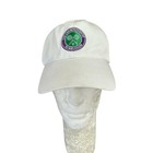 Official Wimbledon Cap Hat The Championships Logo White Tennis England Lawn Club