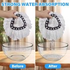 4 2 Replacement Microfiber Mop Head Easy Clean Wring Refill For 1tank Spin Mop