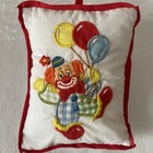 Vtg House Of Hatten Wind-up Musical Crib Pillow Circus Clown Hanging Lullaby
