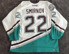 Mighty Ducks Of Anaheim Game Worn Jersey Nhl 2003-04 Season Alexei Smirnov