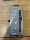 Nomad Modern Strap For 42 44mm Apple Watch - Black Leather black Hardware