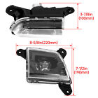 For 2019 2020 2021 2022 Chevy Silverado 1500 Led Daytime Fog Light Lamps Black