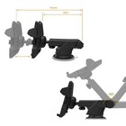 360   Universal Mount Holder Car Stand Windshield For Mobile Cell Phone Gps 
