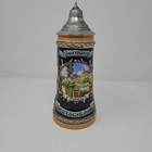 Vintage Gerz German Beer Stein 9 5    Pewter Lidded 