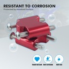 7 8   22mm Handlebar Riser Mount Clamp Holder For Yamaha Banshee 350 Blaster 200