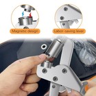 Grommet Tool Kit  Handheld Hole Punch Pliers  Hammer  Hole Punch  400pcs Eyelets