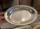 Vintage Gorham Set Of 2 Silver Plates Trays candy Dishes Have  s