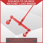 Eisen 5 16 In- 3 8 In Ratchet Load Binders Chain Equipment Tie Down Rigging 2pcs