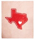 New Heb Destination Holiday Scalloped Texas Valentine s Throw Blanket H-e-b 