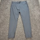 Travis Mathew Men s 34 Grey Active Tech Performance Jogger Pants Golf Casual