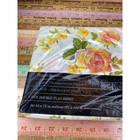 Vintage Fieldcrest Full Flat Floralsheet Peace Rose Percale Double 81 X 104
