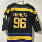 The Mighty Ducks  96 Charlie Conway Authentic Movie Hockey Jersey Youth Medium