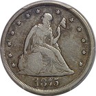 1875-cc 20c Twenty Cent Piece Pcgs F-12
