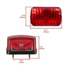 Caltric Taillight Assembly   Bulb For Yamaha Big Bear 400 Yfm400 2000-2012