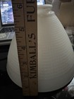 Vintage Waffle Pattern Milk Glass Light lamp Shade  2 1 4    Fitter   Replacement