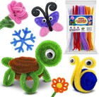 Deluxe Kids Arts And Crafts Kit  Create 21 Craft Figures  Premium Art Supplie   