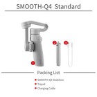 Zhiyun Smooth Q4 3-aixs Gimbal Stabilizer For Smartphone Foldable 11h Active