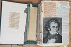 1930s - 1940s Book Scrapbook Newspaper Clippings Handmade History