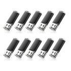 Kootion Usb 2 0 100pcs 8gb Metal Rectangle Flash Drive Memory Stick Thumb Drive 