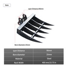 Mini Excavator Attachments 8-in-1 Set  Ripper  Rake  Auger  Bucket  Grapple Etc