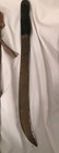 Vintage Wood Handled Machete With Tooled Leather Ornate Sheath  ps 