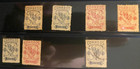 Dominican Republic  Early Issues Stamps  Uno Y Medio Real  Lot Of 18  Used