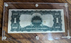 1899  1 Silver Certificate Black Eagle Large Note W case