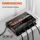 Litime 14 6v 10a  4 Bank Battery Charger For 12v Lithium Lifepo4 Lead Acid Ncm